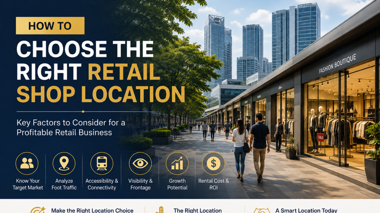 retail shop location in Singapore