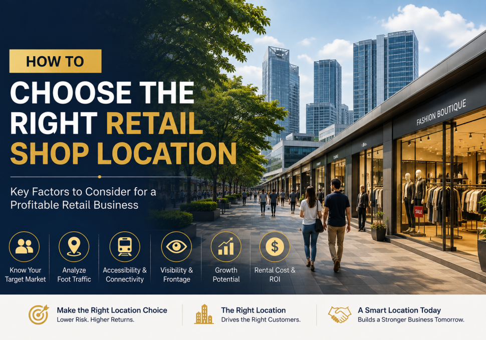 retail shop location in Singapore